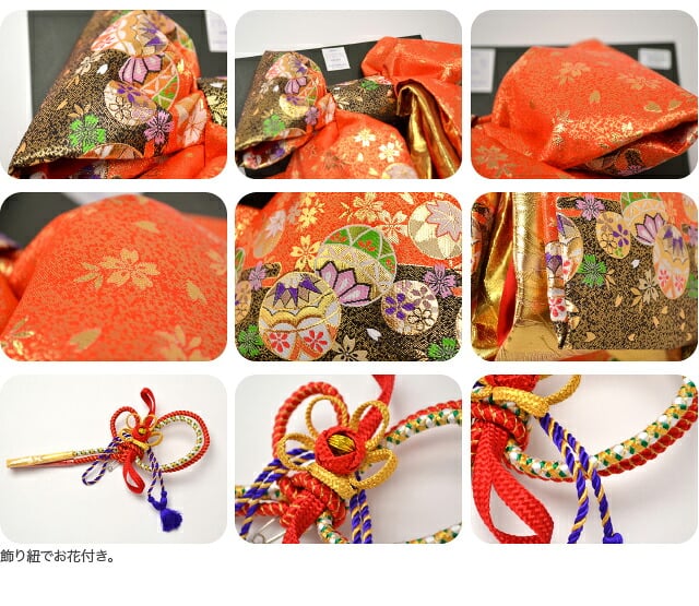 子供用 結び帯 絵羽柄 あられ手まり 桜 DO-4