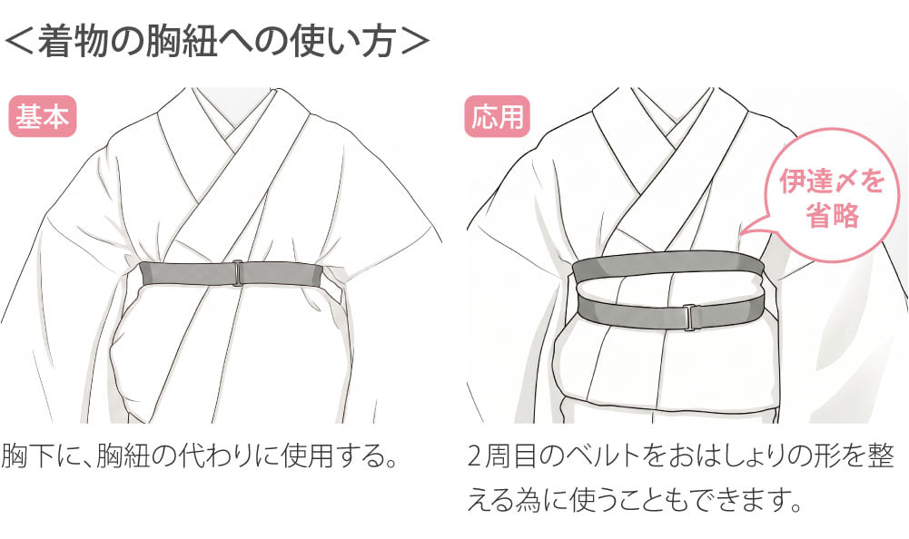 [あづま姿] ウエストベルト 並尺