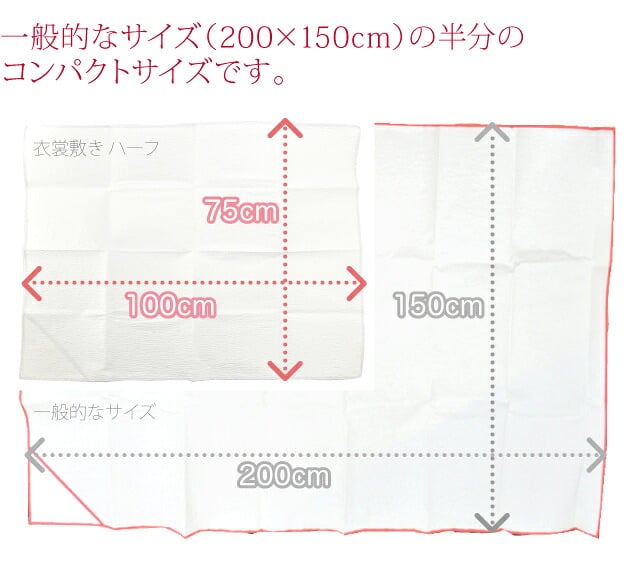 [あづま姿] 衣裳敷き ハーフ