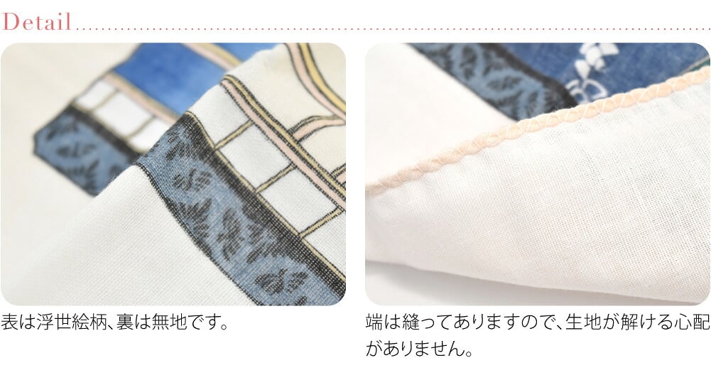 [彩] 広重の浮世絵 手拭い