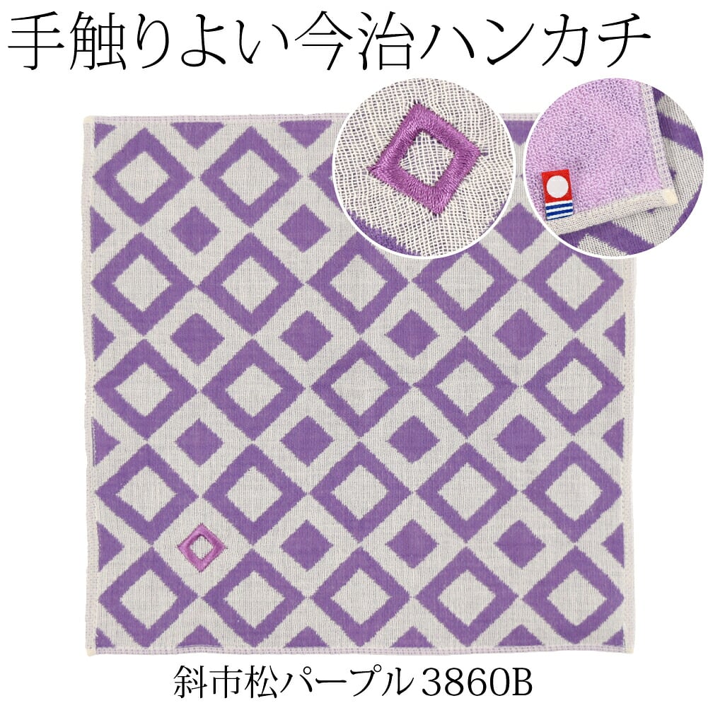 [彩] 経緯 刺繍ガーゼパイル 今治タオル