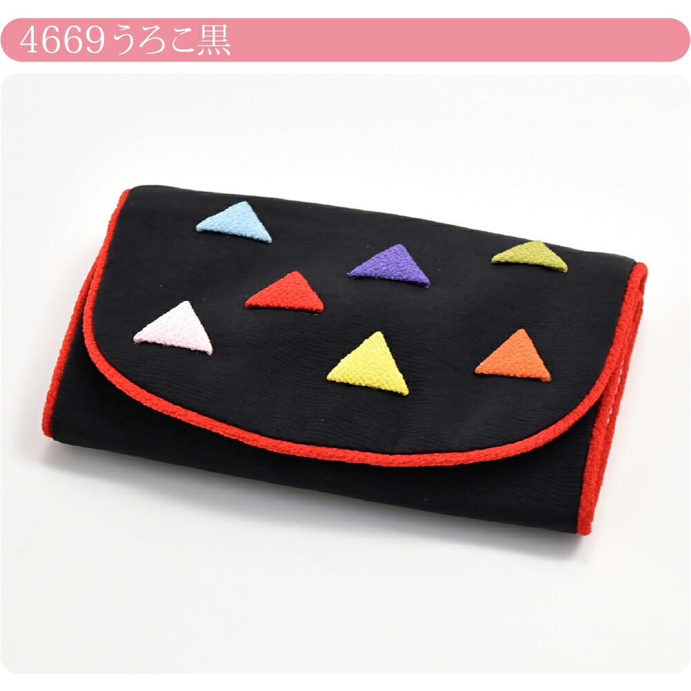 [彩] 七色守り押絵三段小分けポーチ