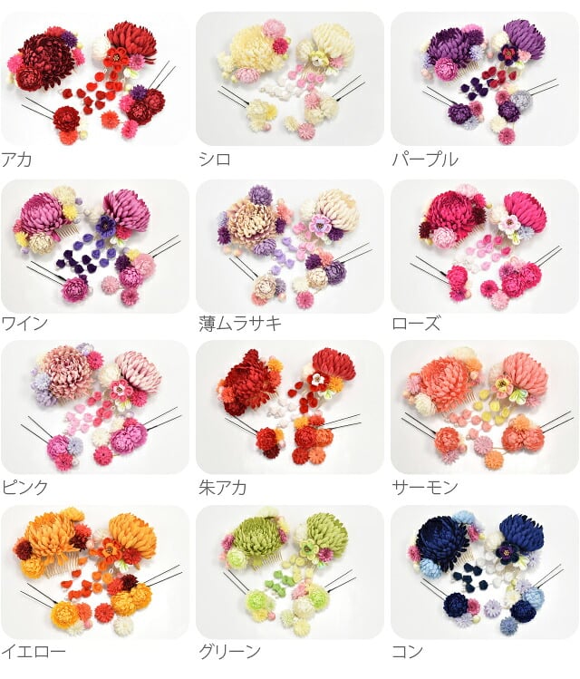 ぽんぽん菊 藤下がり 4点セット