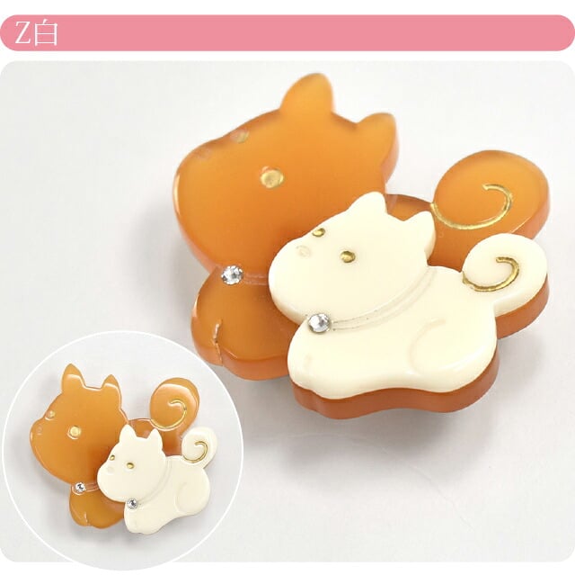 柴犬 帯留
