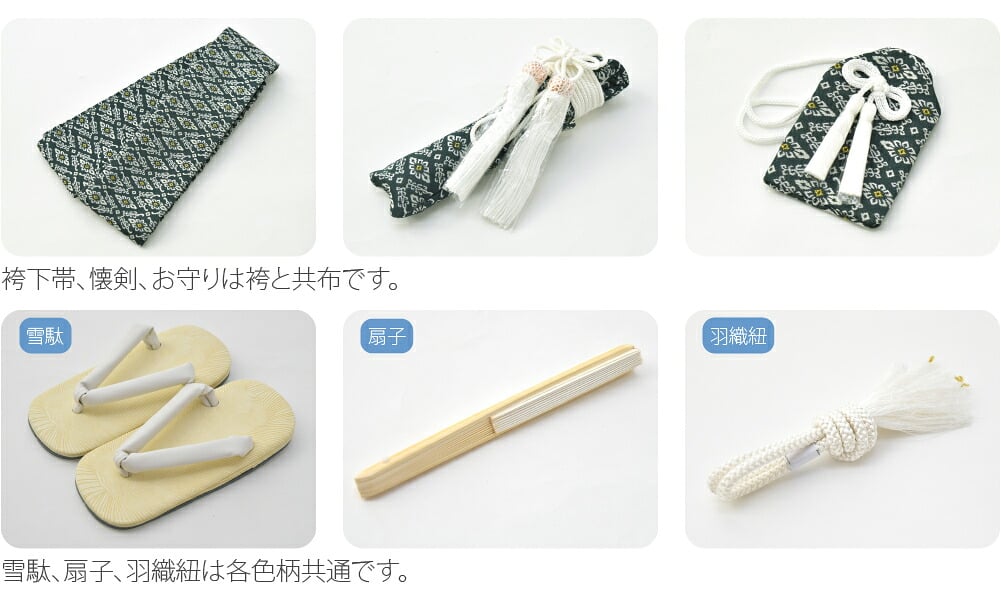 アンサンブル10点セット 兜に龍 金襴袴 箱なし