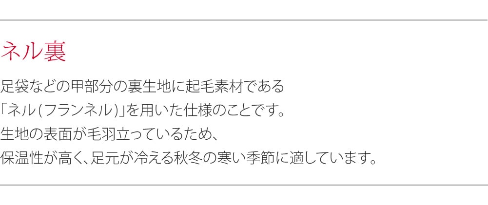 [あづま姿] テトロンブロード 白足袋 ネル裏