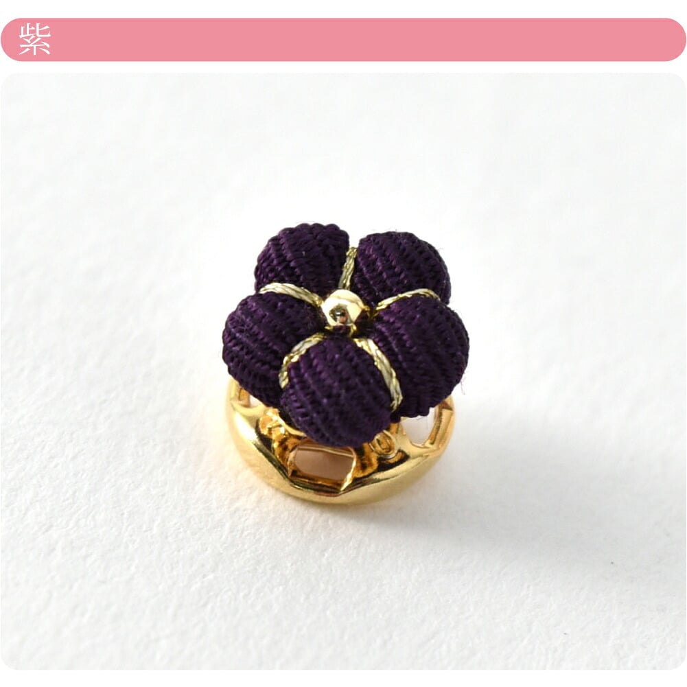 マスクピアス 梅花 ちりめん
