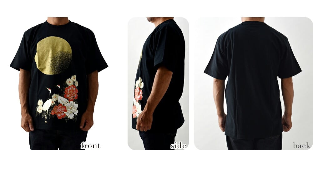 友禅 和柄 tシャツ