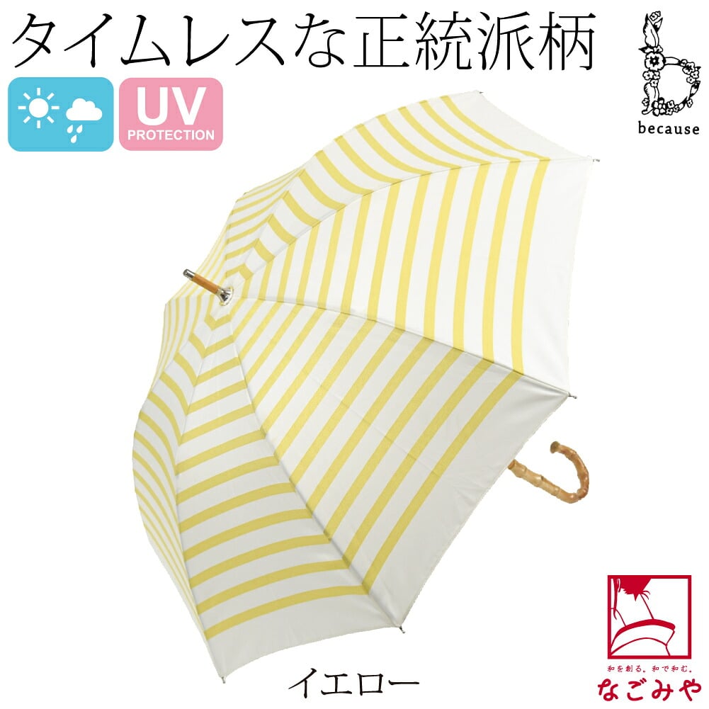 [because] 長傘 ボーダー