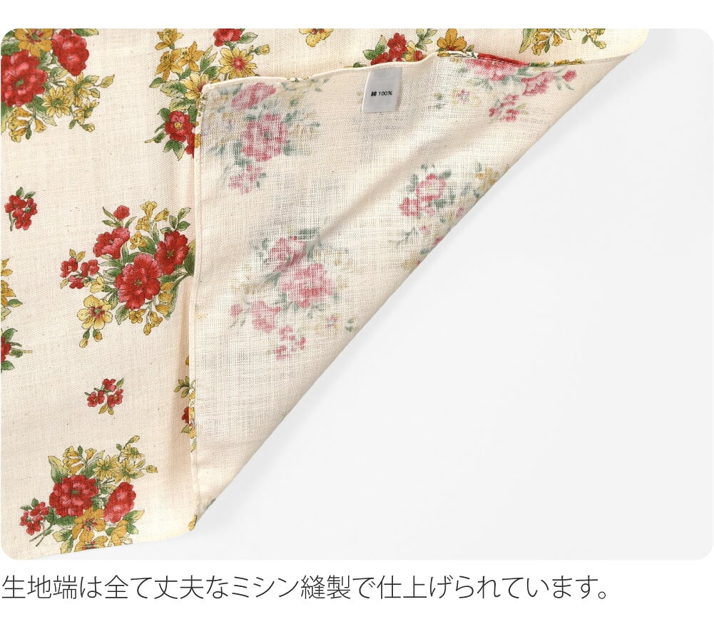 [WASOUL] 綿 リネンライク ふろしき フラワー 三巾