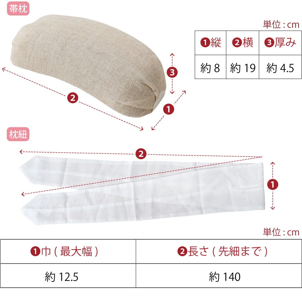 麻 帯板 帯枕 2点セット ベルト付き