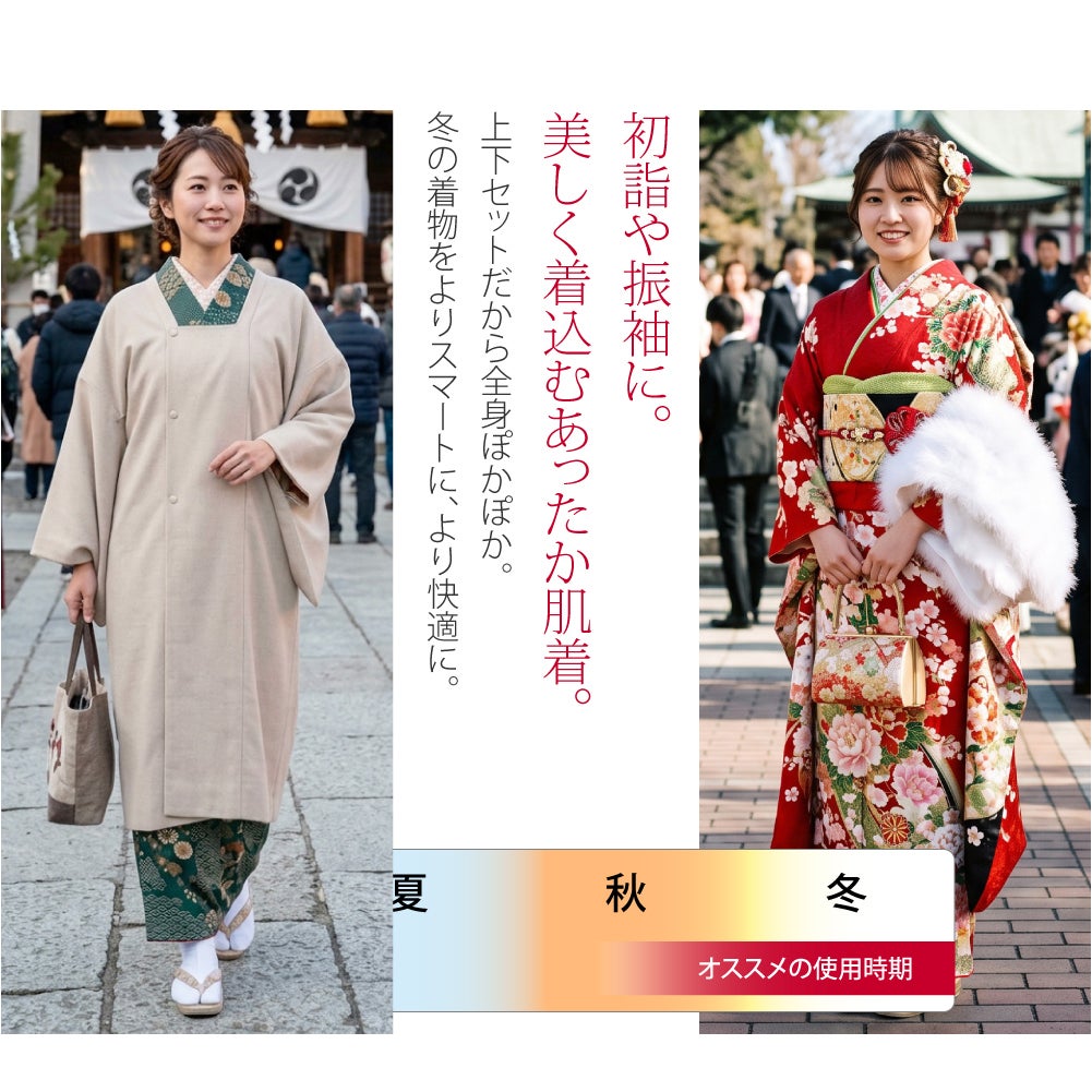 [ヒート+ふぃっと] 肌着 ステテコ セット