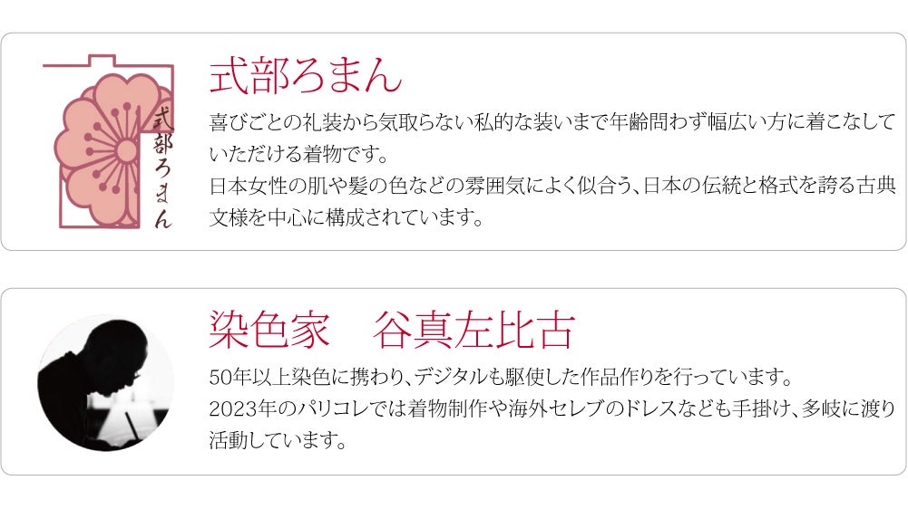 [式部浪漫] 訪問着 桜橘七宝