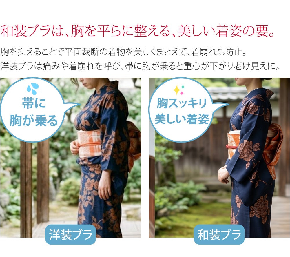 フロントファスナー 和装ブラ