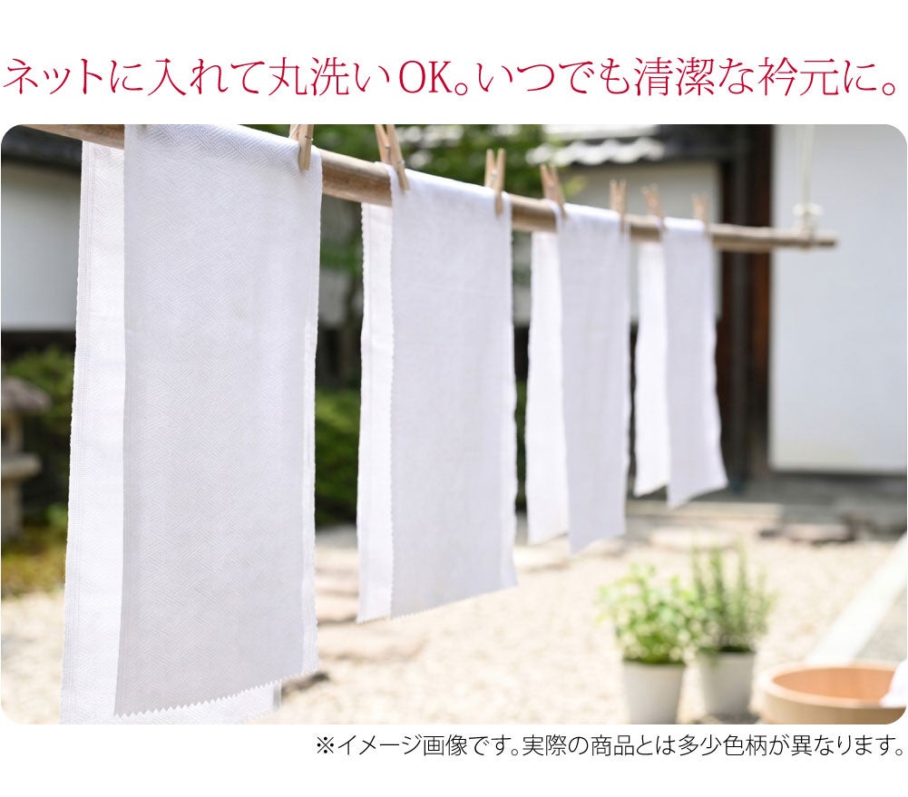 [シルフィル] 紋綸子 半衿