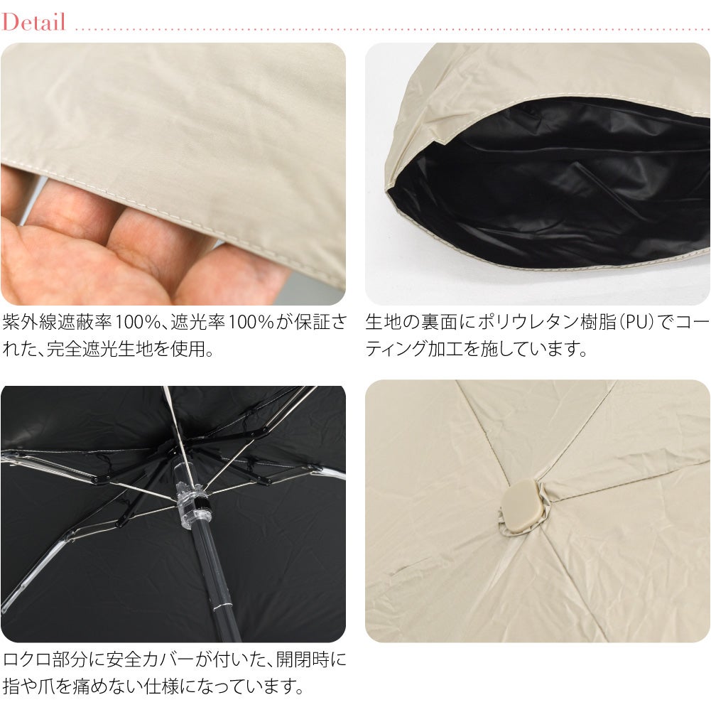 [because] 折りたたみ傘 PUショルダーポーチアンブレラ ミニ
