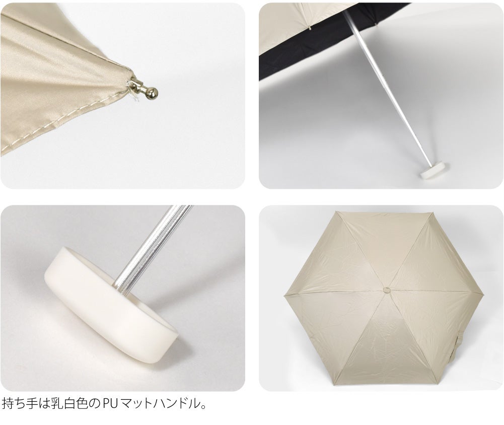 [because] 折りたたみ傘 PUショルダーポーチアンブレラ ミニ