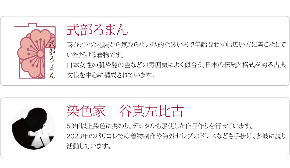 [式部浪漫] 訪問着 桜橘七宝 袋帯 2点セット
