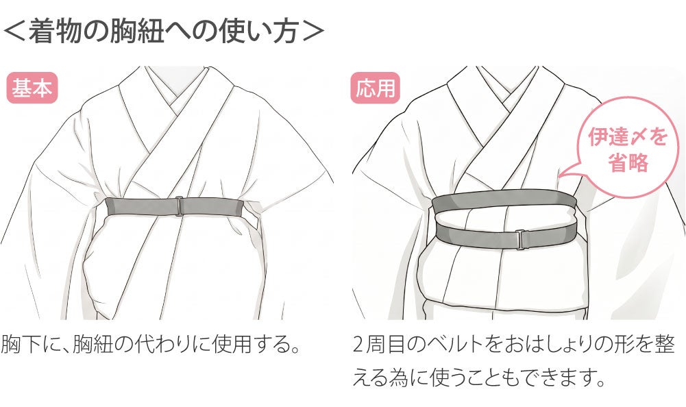 [あづま姿] ウエストベルト 並尺 3本組