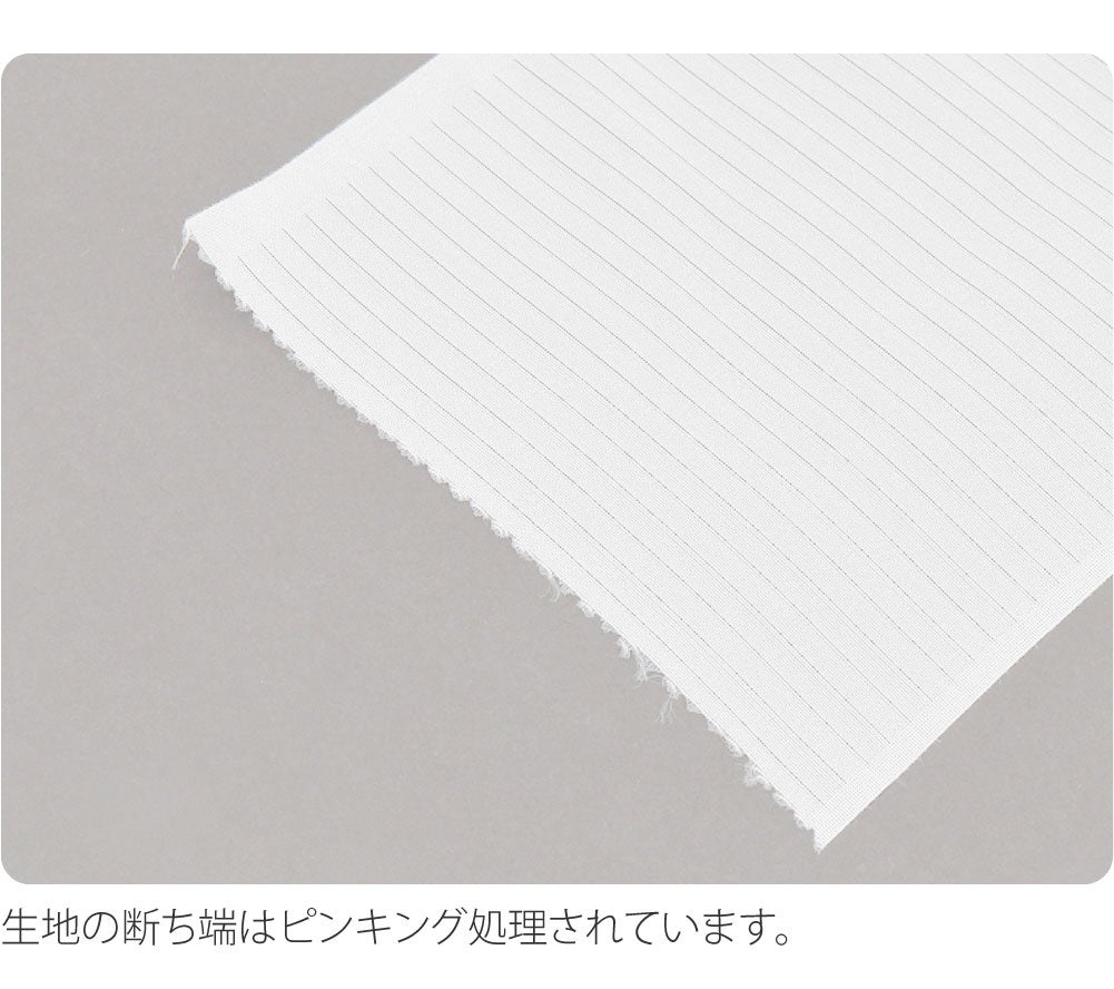 [oderun] 夏絽 刺繍半衿 白